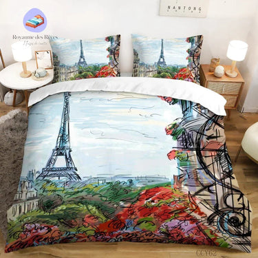 Housse de Couette Paris Tour Eiffel